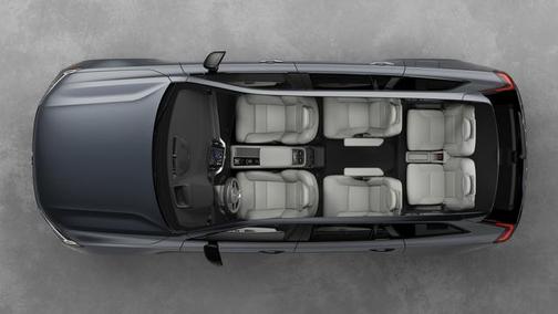 Denim Blue Metallic 2026 Volvo XC90 Ultra Dark Theme, B6 AWD Gas (mild hybrid), Gasoline, 6 Seats