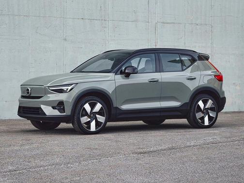 Sage Green Metallic 2023 Volvo XC40 Recharge Pure Electric Twin Ultimate