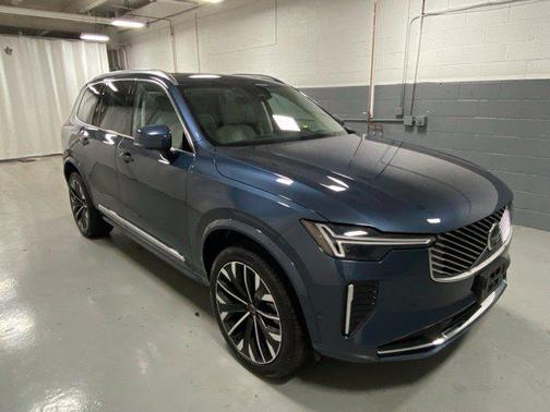 Denim Blue Metallic 2026 Volvo XC90 Ultra, B6 AWD Gas (mild hybrid), Gasoline, Bright, 7 Seats