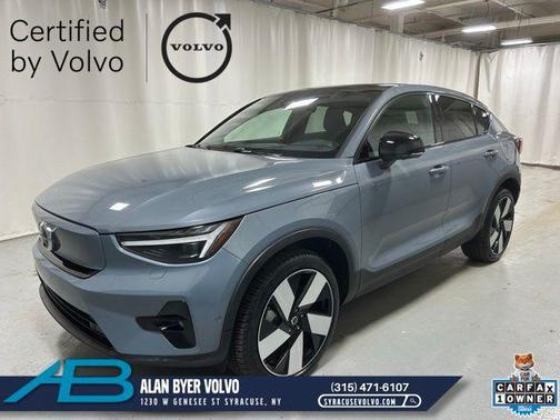 Thunder Gray Metallic 2023 Volvo C40 Recharge Pure Electric Twin Ultimate