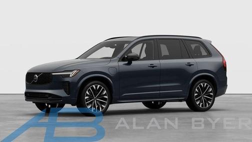 Denim Blue Metallic 2026 Volvo XC90 Plug-In Hybrid Ultra Dark Theme, T8 AWD, Electric/Gasoline, 6 Seats