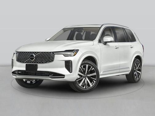 Crystal White Pearl 2026 Volvo XC90 Plus, B6 AWD Gas (mild hybrid), Gasoline, Bright, 6 Seats