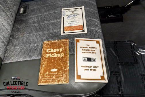 Silver and Black 1987 Chevrolet C10/K10