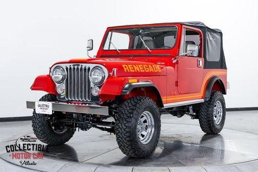Red 1986 Jeep CJ-7
