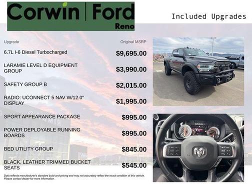 2022 RAM 2500 Laramie Crew Cab 4x4 6'4' Box