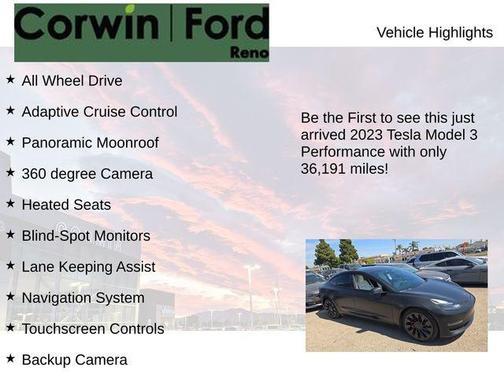 2023 Tesla Model 3 Performance