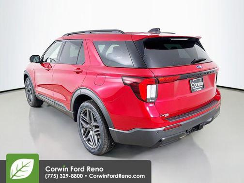 Rapid Red Metallic Tinted Clearcoat 2026 Ford Explorer ST-Line