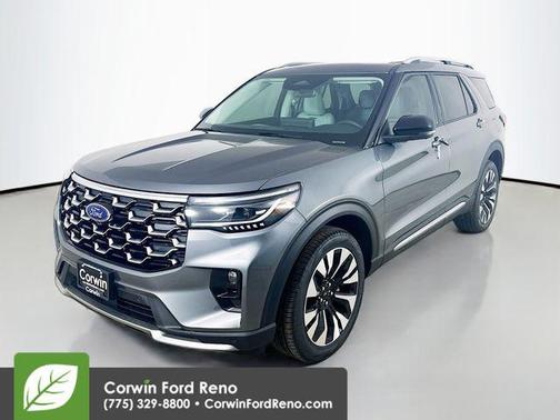 Carbonized Gray Metallic 2026 Ford Explorer Platinum