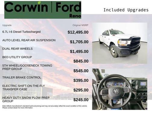 2022 RAM 3500 Tradesman Crew Cab 4x4 8' Box