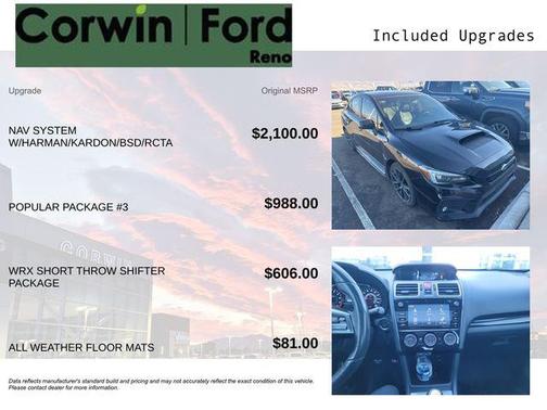 2018 Subaru WRX Limited