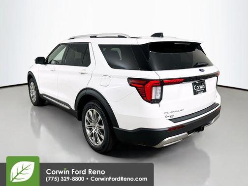 Star White Metallic Tri-Coat 2026 Ford Explorer Platinum
