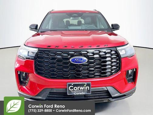 Rapid Red Metallic Tinted Clearcoat 2026 Ford Explorer ST-Line