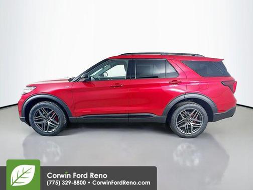 Rapid Red Metallic Tinted Clearcoat 2026 Ford Explorer ST-Line