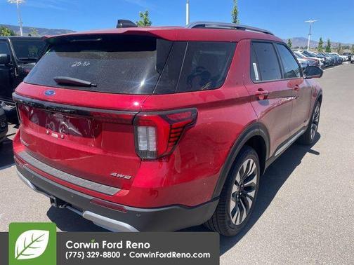 Rapid Red Metallic Tinted Clearcoat 2026 Ford Explorer Platinum