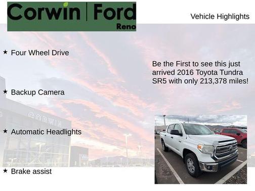 2016 Toyota Tundra SR5