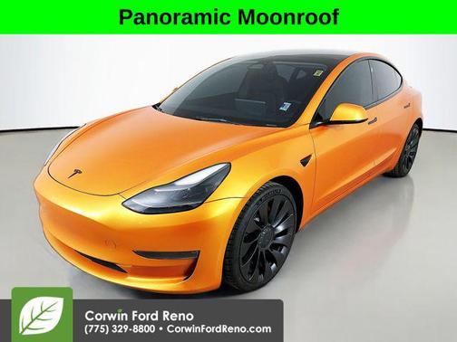 Pearl White Multi-Coat 2023 Tesla Model 3 Performance
