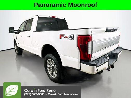 White Platinum Clearcoat Metallic 2019 Ford F-350 Limited