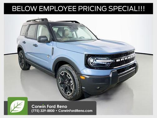 Azure Gray Metallic Tri-Coat 2026 Ford Bronco Sport Outer Banks