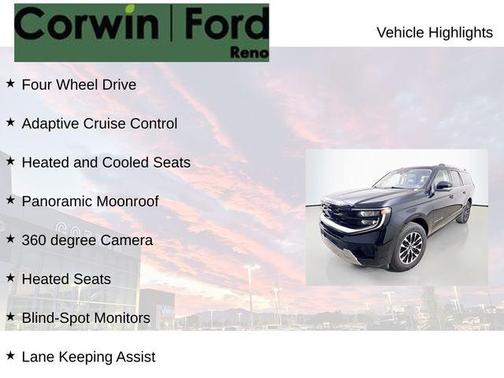 Black Metallic 2025 Ford Expedition Max Platinum