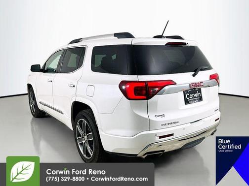 White Frost Tricoat 2019 GMC Acadia Denali