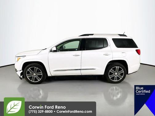 White Frost Tricoat 2019 GMC Acadia Denali