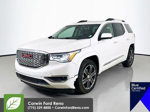White Frost Tricoat 2019 GMC Acadia Denali