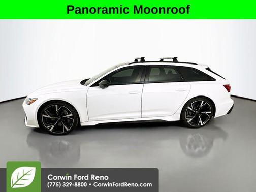 Glacier White Metallic 2023 Audi RS 6 Avant 4.0T