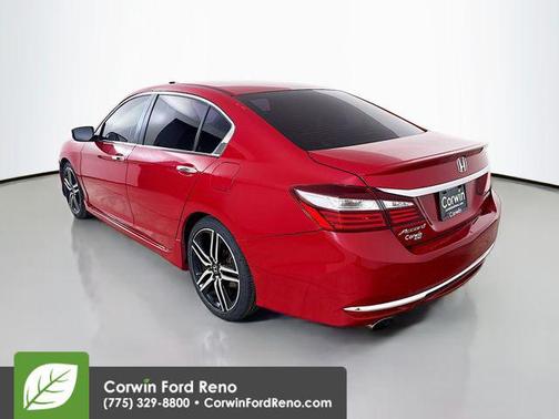 Red 2017 Honda Accord Sport