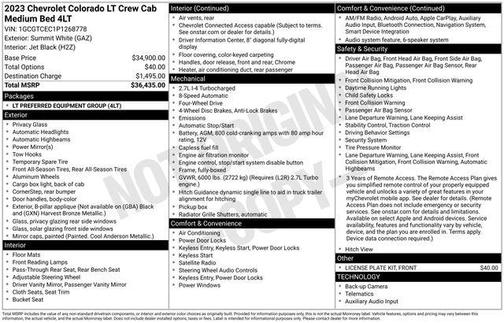 2023 Chevrolet Colorado LT