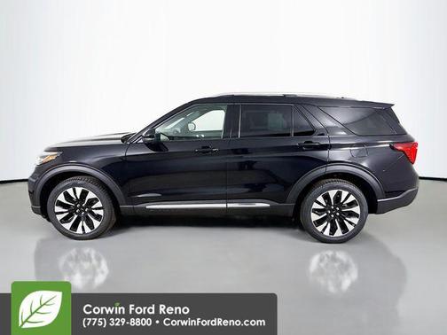 Agate Black Metallic 2026 Ford Explorer Platinum