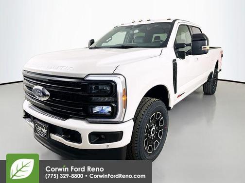 Star White Metallic Tri-Coat 2026 Ford F-350 Platinum