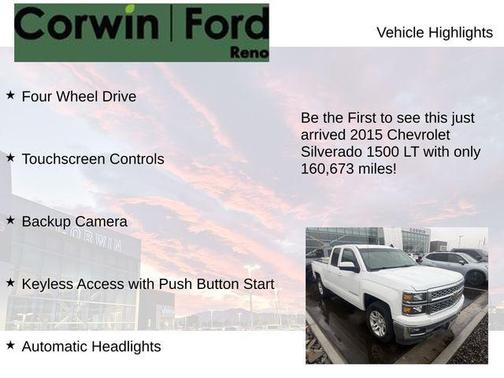 2015 Chevrolet Silverado 1500 1LT