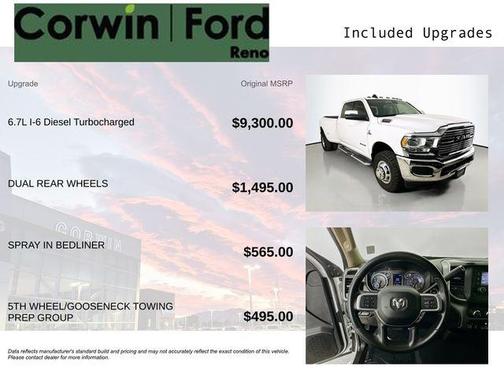 2020 RAM 3500 Big Horn Crew Cab 4x4 8' Box