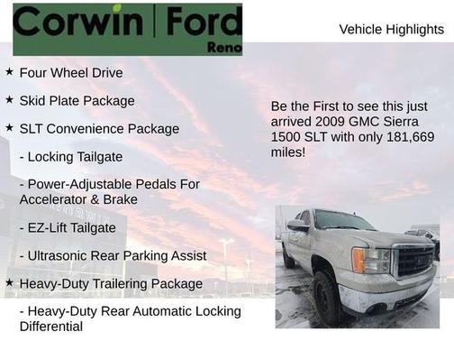 2009 GMC Sierra 1500 SLT Extended Cab