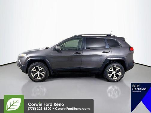 Granite Crystal Metallic Clearcoat 2018 Jeep Cherokee Trailhawk