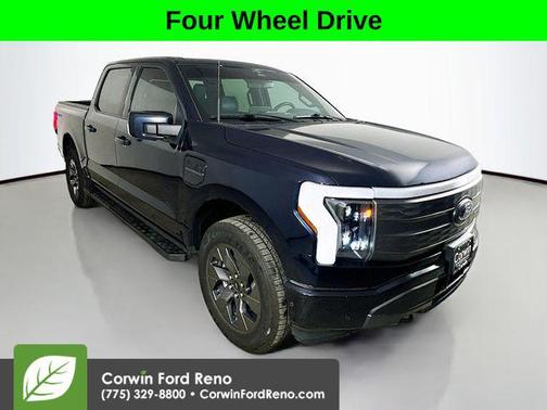 Antimatter Blue Metallic 2023 Ford F-150 Lightning LARIAT
