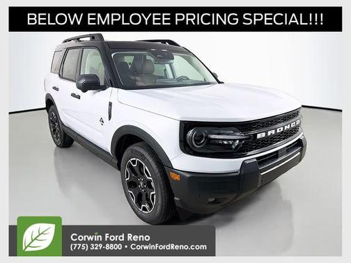 Space White Metallic 2026 Ford Bronco Sport Outer Banks