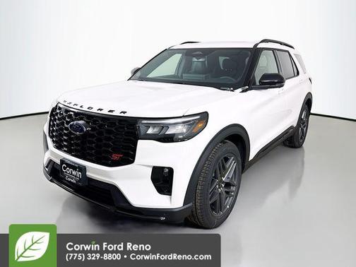 Star White Metallic Tri-Coat 2026 Ford Explorer ST