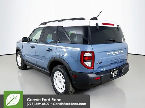 Azure Gray Metallic Tri-Coat 2025 Ford Bronco Sport Heritage