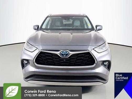Magnetic Gray Metallic 2021 Toyota Highlander Hybrid Platinum