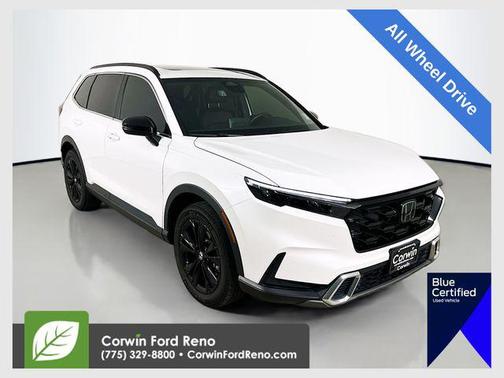 Platinum White Pearl 2024 Honda CR-V Hybrid Sport Touring AWD