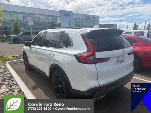 Platinum White Pearl 2024 Honda CR-V Hybrid Sport Touring AWD