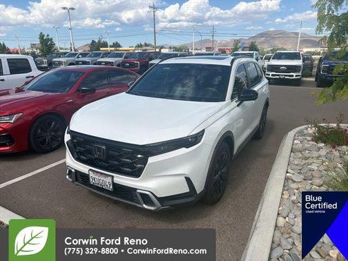 Platinum White Pearl 2024 Honda CR-V Hybrid Sport Touring AWD