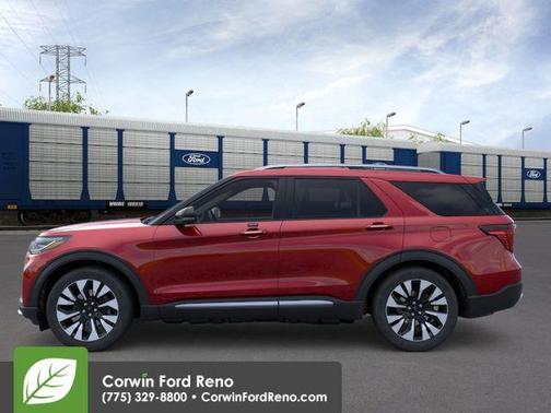 Rapid Red Metallic Tinted Clearcoat 2026 Ford Explorer Platinum