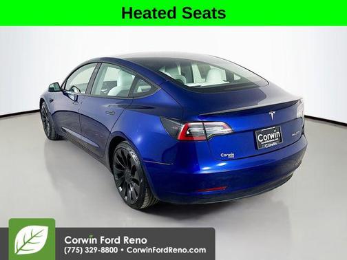 Deep Blue Metallic 2023 Tesla Model 3 Performance
