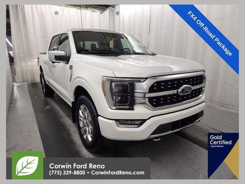 Star White Metallic Tri-Coat 2023 Ford F-150 Platinum