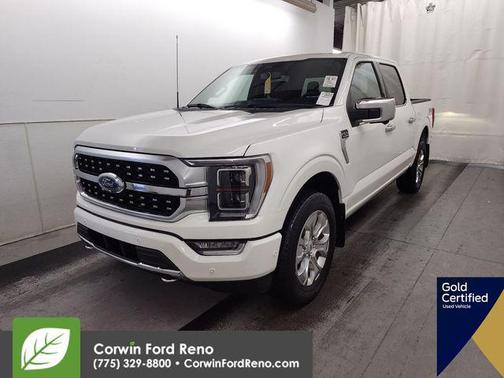 Star White Metallic Tri-Coat 2023 Ford F-150 Platinum