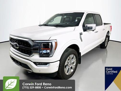 Star White Metallic Tri-Coat 2023 Ford F-150 Platinum