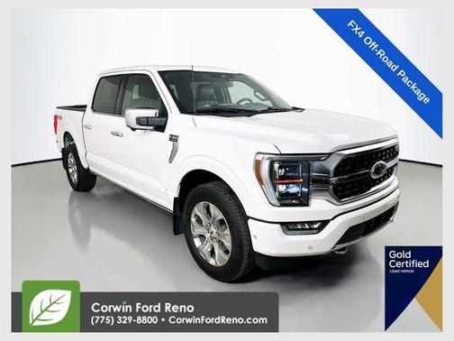 Star White Metallic Tri-Coat 2023 Ford F-150 Platinum