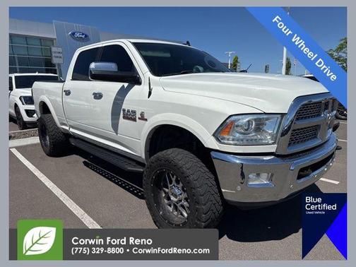 Pearl White 2017 RAM 2500 Laramie Crew Cab 4x4 6'4' Box